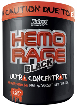 NUTREX  Hemo Rage Black 260 гр. 1 Порция. - фото 4623