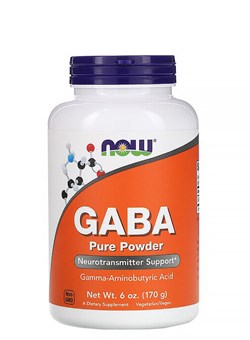 NOW GABA Pure Powder, 170 gr. - фото 5993