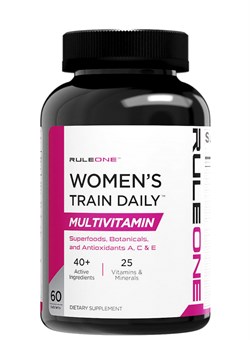 RULE 1 R1 Women Train Daily Sports multivitamin, 60 таб. - фото 6004