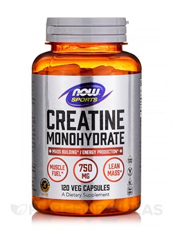 NOW Creatine 750 mg.,  120 caps. - фото 6091