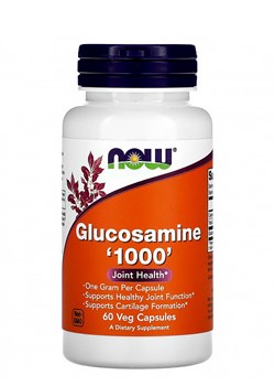 NOW Glucosamine   1000 mg, 60 caps. 2398 - фото 6123