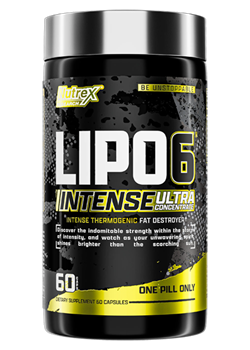 NUTREX	Lipo 6 Black Ultra Concentrated INTENSE, 60 caps. - фото 6136