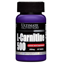 Ultimate Nutrition L-Carnitine 500 mg, 60 tab. 1748 - фото 6145