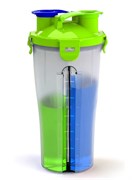 Шейкер HYDRO CUP, 350 + 350 ML.
