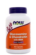 Now Foods Glucosamine & Chondroitin with MSM, 90 капсул