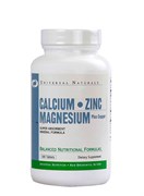UNIVERSAL	Calcium - Magnesium - Zinc,   100 tab.