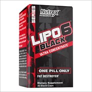 NUTREX	Lipo 6 Black Ultra Concentrated, 30 caps.